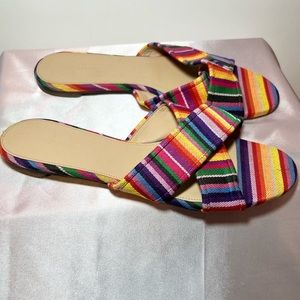 J. Crew Multi Colored Flats